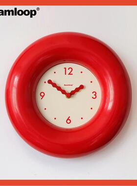 ?啵乔botro静钟表挂代钟Fh(h(&aq客厅2023新款简约现用家桌面时音