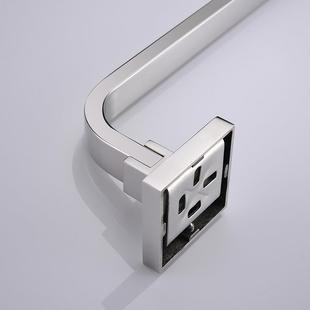 毛巾杆单杆现层直609架方形代304不锈钢毛巾挂工亮程款 光拉丝售Q5