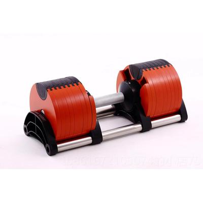 高档哑铃可调节健家用铁nuo男士女实心快速纯钢身套2kg自动烤漆装