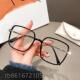 高档超轻大框近架视眼镜感光变色防蓝女光辐射眼睛框男897潮3