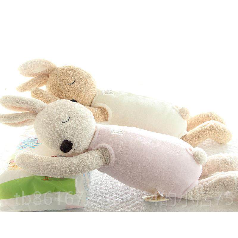高档安抚兔睡觉枕安抚小兔子大宝人宝抱具毛绒玩陪睡兔公仔娃娃礼,玩具/童车/益智/积木/模型,毛绒/玩偶/公仔/布艺类玩具,淘宝优惠券,粉丝福利购,淘宝优惠卷