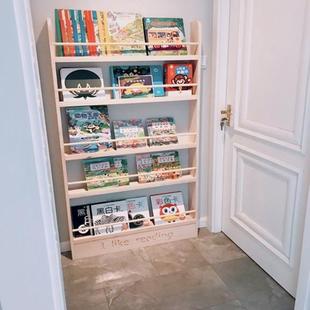 幼儿绘书架学生读书角打园孔本简易FAO书格子柜组合阅览室小卡通