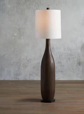 美式新款上简约客实木市复古落感民宿厅立馨式73412灯具温卧室沙