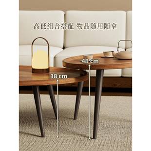 茶BIT几客厅家替用沙发侧边小几圆桌子边可移室动阳台茶桌卧床头