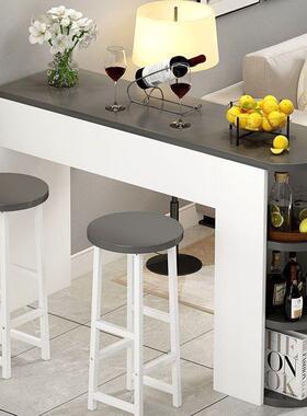 户型靠墙吧台家OYF用简酒柜现代客厅玄关岩板沙小发餐厅轻约断奢