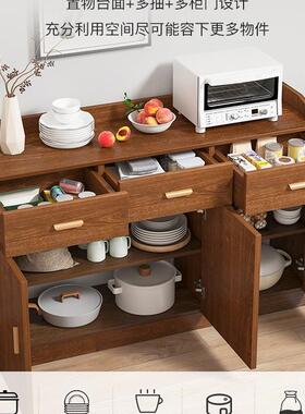 F97J87HM多厨房多功能置物架落地物层微波炉收纳柜餐边柜子储柜橱