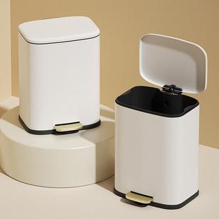 垃圾桶 T28垃圾桶家用简约大6L13L气方便不锈钢脚踏式 JJSO L.PDO