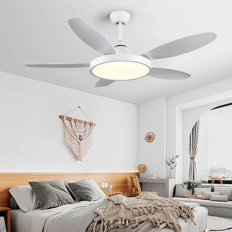 全光谱约现大代简风客厅吊扇灯风扇灯餐厅卧D室书房静音L176E电扇