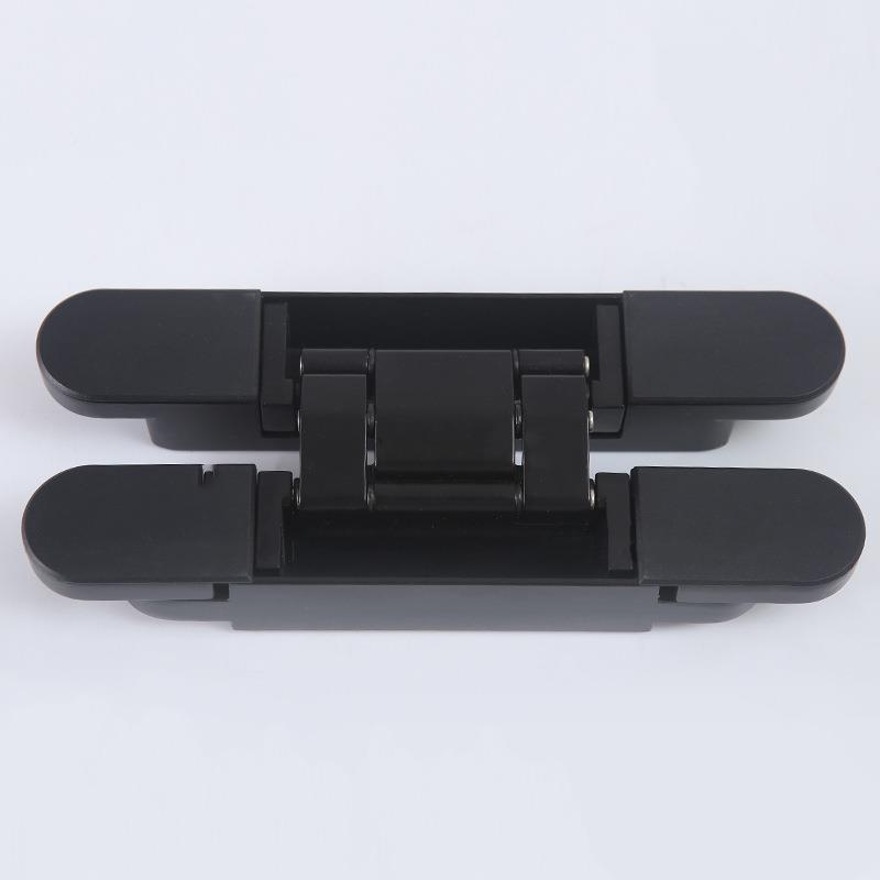 -隐形门合隐藏式十字铰链折暗木藏三维页可调门隐藏门合页叠铰链