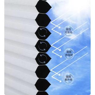 阳房光遮阳帘蜂帘防晒窗帘电巢638动天窗全遮光玻璃顶房手动天棚