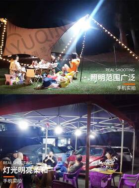 充电照明灯户YQ4207式外d露灯营家用停电应急灯移动le地摊泡夜市
