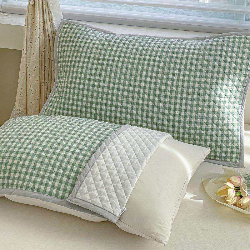 男士防头油枕巾单个纯棉枕巾一对装枕头垫巾加厚款盖巾防滑不脱落