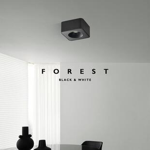 全光谱明装无主灯现代简约客厅斗胆灯卧室天花灯吸顶射灯筒灯