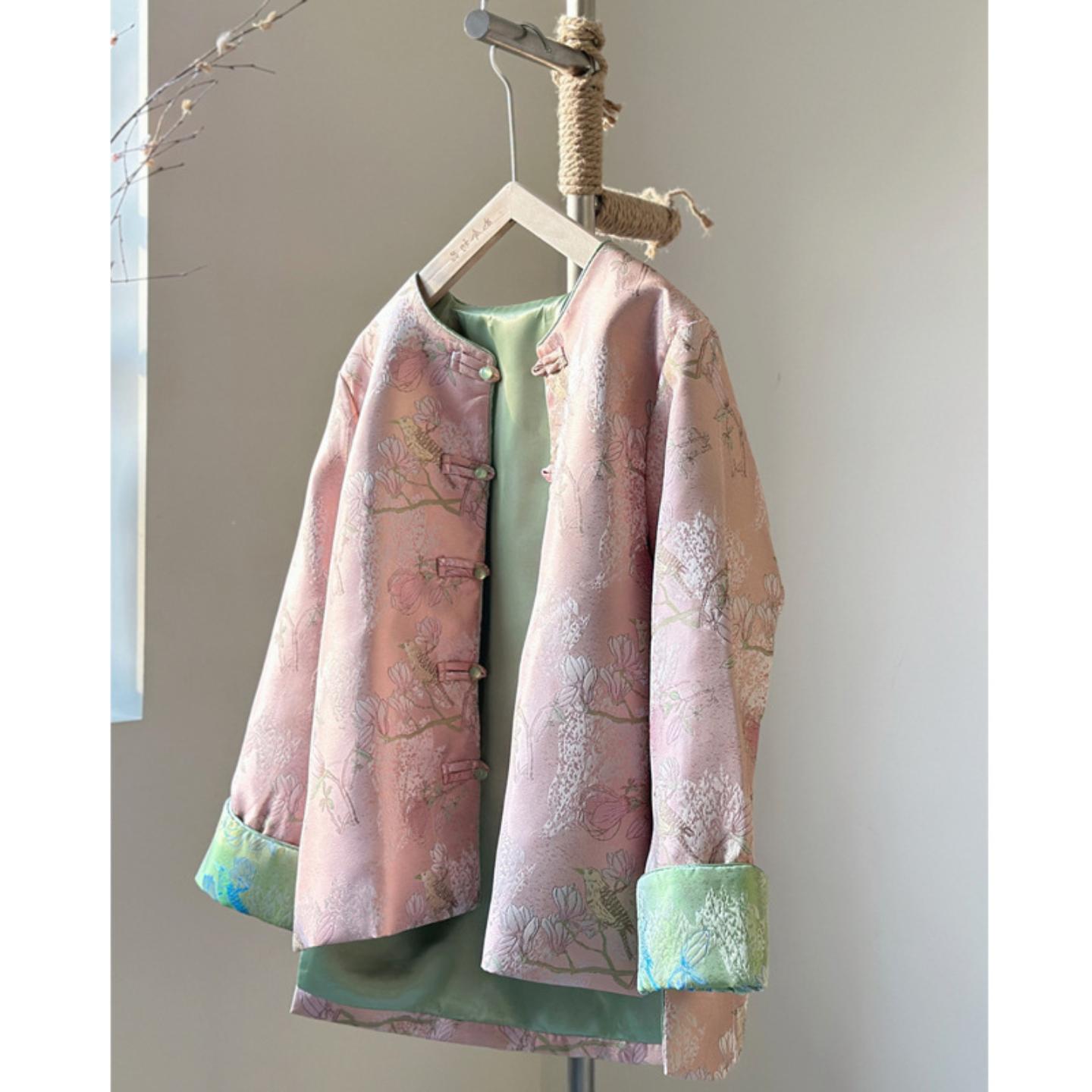 秋新轻中式上衣高级感外套唐装