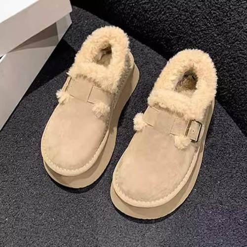 休闲雪地靴新款冬季厚底百搭加绒