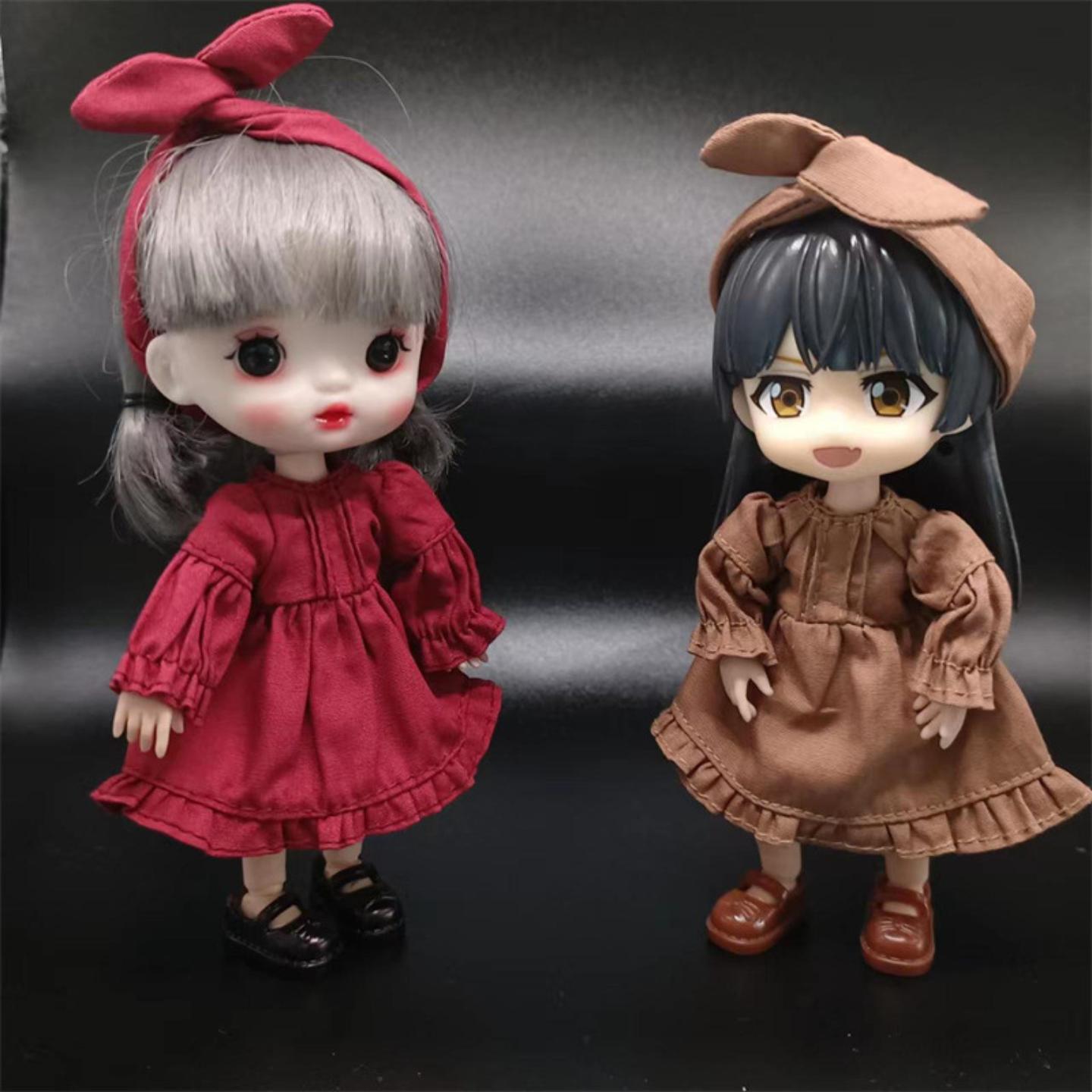 娃衣裙子洋装连衣裙分娃娃衣服