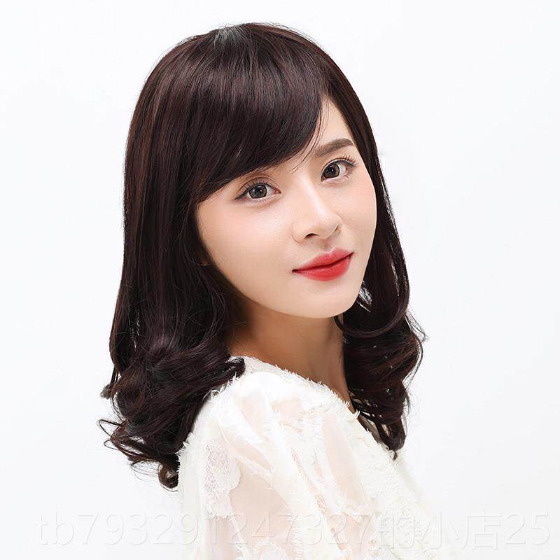 高档假发女中长发自全头套式长卷发然大波浪锁骨妈中年妈发型人真