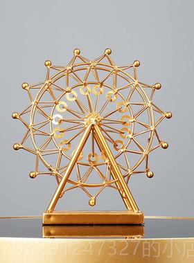 高档北摆欧轻奢幸福天轮件旋转创意家摩居客厅儿童房装饰品情人礼