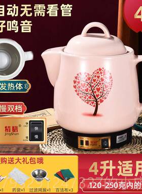 高档3L4L5L插6LL10L12L167升精药汤锅全自动中锅煮锅药锅件