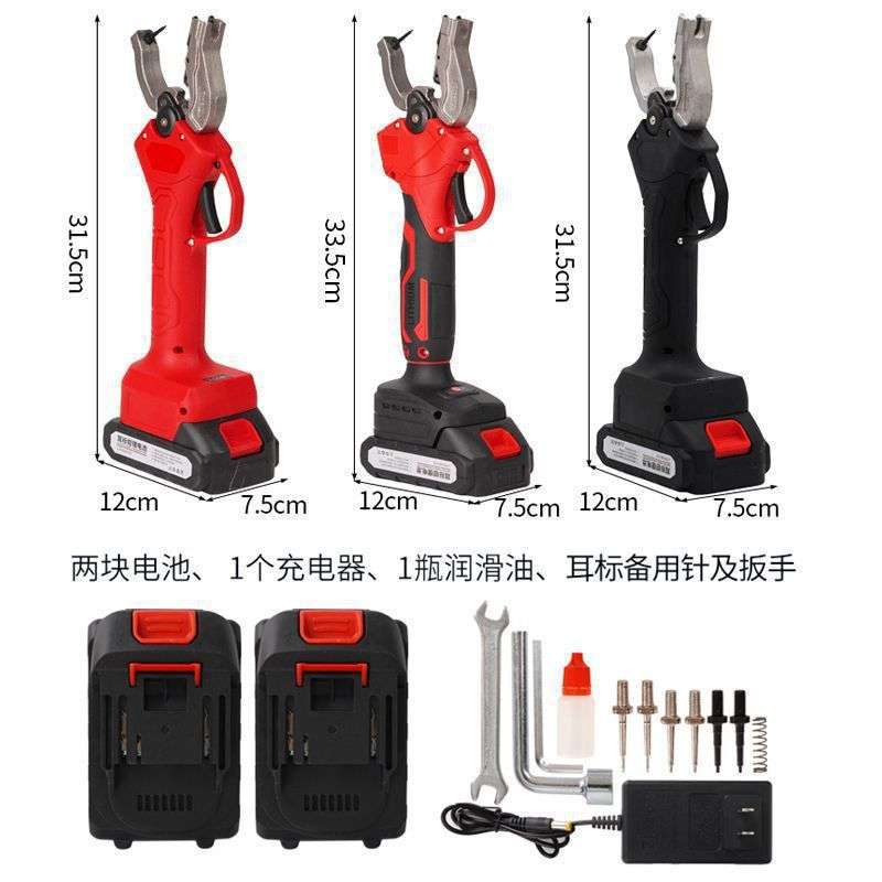 耳标钳电动耳标钳猪耳标钳子猪牛羊用电动分体式耳标专用钳延长杆