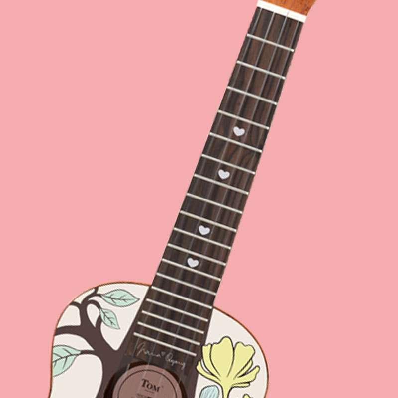 欧阳娜娜TOM尤克里里女生款初学者23寸小吉他可爱乌克丽丽ukulele
