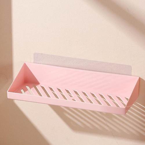 白色粉色浴室洗漱用品塑料置物架卫生间收纳架厨房调料收纳整理架