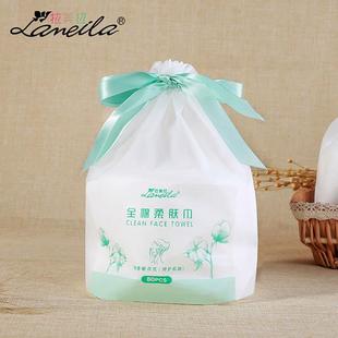 卷装 洗脸洁面巾 不掉絮一次性加厚棉柔巾B325 棉80抽袋装 拉美拉