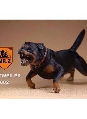 正品JXK 1/6罗威纳犬模型警兵人仿动物狗潮手玩创意周边真犬摆件