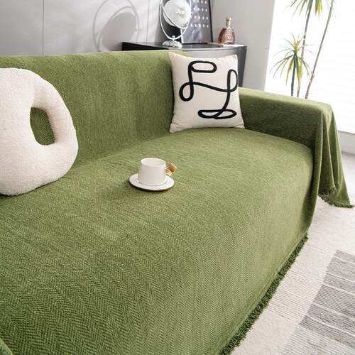 沙发巾盖布全盖防猫抓四季通用2024新款高级感全包沙发垫套罩盖毯