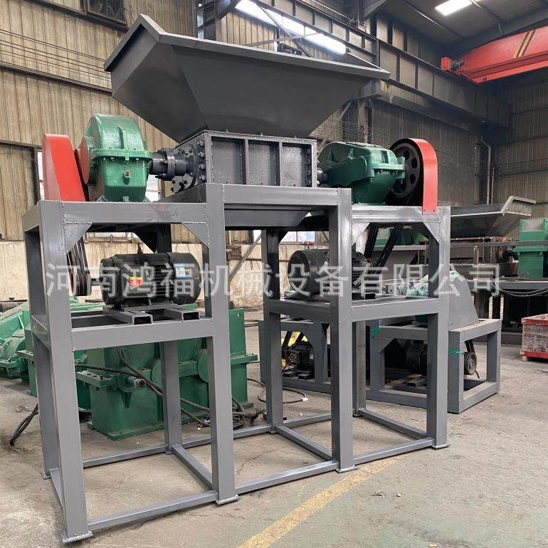 双轴废纸下脚料撕碎机 福建摩托车撕碎机 2021金属板破碎机报价