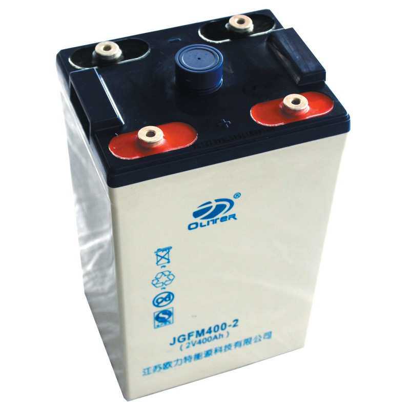 欧力特蓄电池GFM400-2 免维护2V400AH 船舶/油田/铁路储能电源