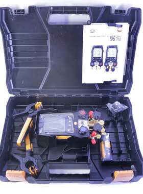 Testo557S智能真空套件/智能数字歧管/带无线真空和夹紧温度探头