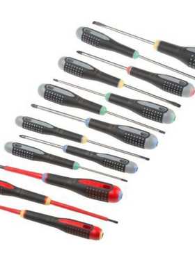 Bahco BE-9875 螺丝刀套装 13件装, 多种刀头