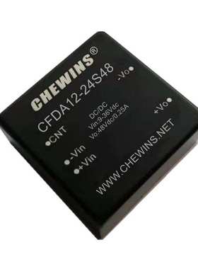 DC-DC电源模块9-36V输入24V转正负9V两路输出12W隔离CFDA12-24D09