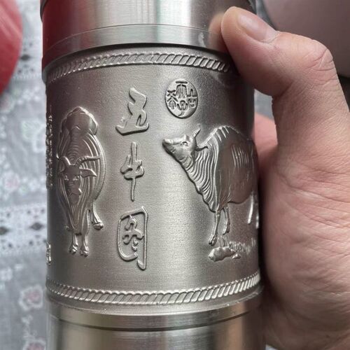 新锡茶罐老纯锡制茶叶罐储茶罐锡壶锡器装茶叶锡罐防潮密封罐上档