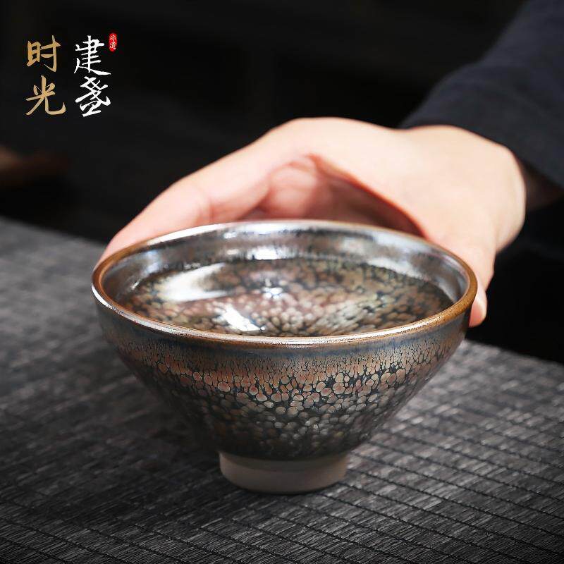 原山手作建阳鹧鸪斑时光盏 礼盒装非遗手工 展藏级乔迁寿辰送礼