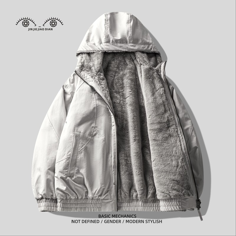 Origine系列高端重磅仿貂绒加厚双面穿棉服男派克服冬季保暖外套,男装,棉衣,淘宝优惠券,粉丝福利购,淘宝优惠卷