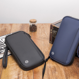 丹麦梵勒防盗刷出国留学旅行护照包多功能收纳证件包护照夹卡包