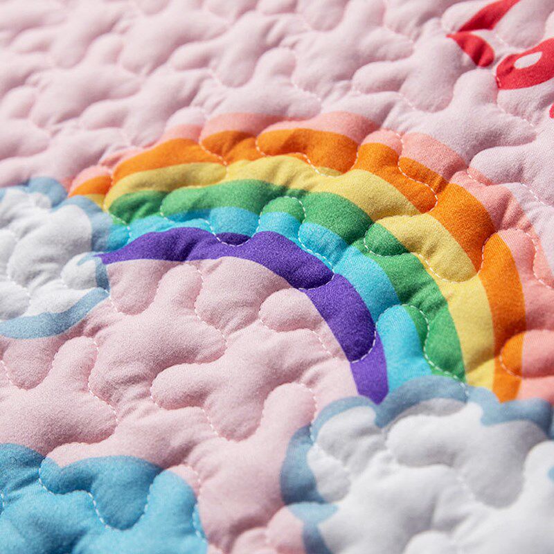 圆形布艺儿童地垫婴儿宝宝爬行垫玩具垫家用帐篷垫子游戏垫可机洗