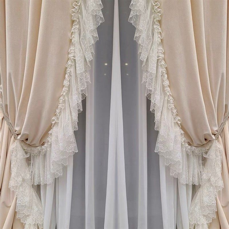 新款宽蕾丝花边法式柔软花边宽度18厘米别墅窗帘花边,居家布艺,花边,淘宝优惠券,粉丝福利购,淘宝优惠卷