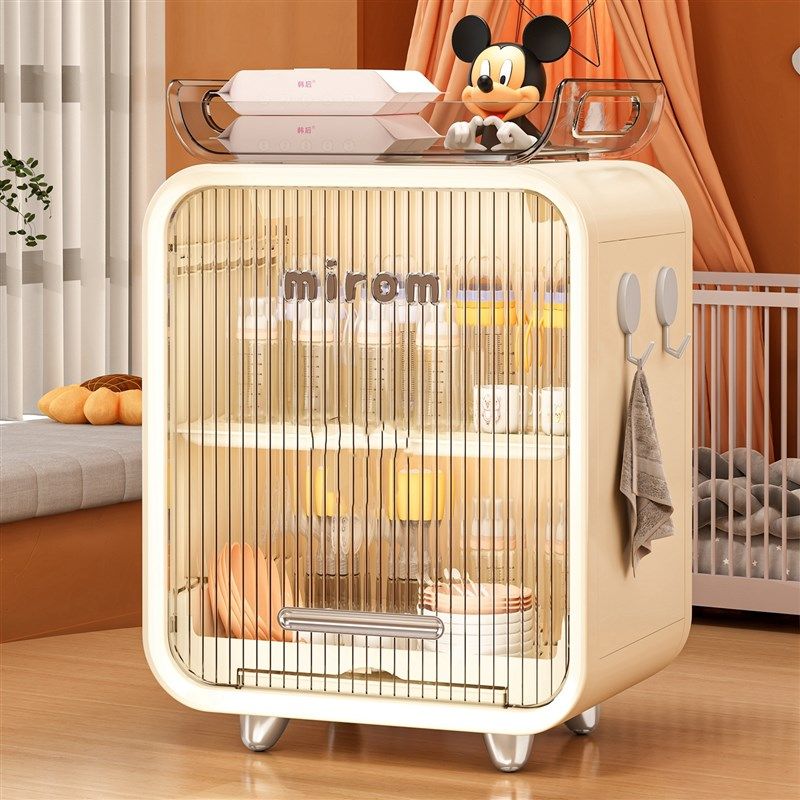 宝宝奶瓶收纳盒婴儿餐具储物箱辅食工具沥水柜放碗筷置物架子杯子