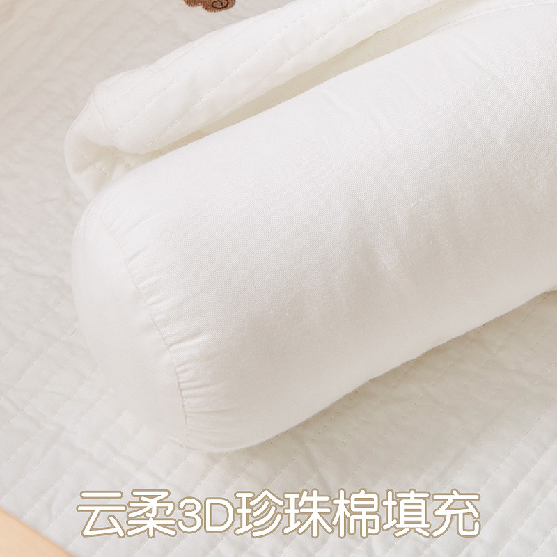 婴儿安抚枕头侧睡靠枕宝宝睡觉抱枕圆柱长条防惊跳婴儿床防摔床围