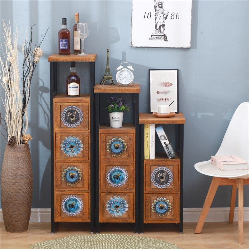 夹缝小斗柜厨房冰箱30cm缝隙浴室窄柜卫生间抽屉式彩色收纳柜整装,住宅家具,斗柜,淘宝优惠券,粉丝福利购,淘宝优惠卷