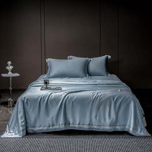 高端A类100%纯蚕丝天丝夏凉被四件套桑蚕丝凉感夏被空调被可机洗