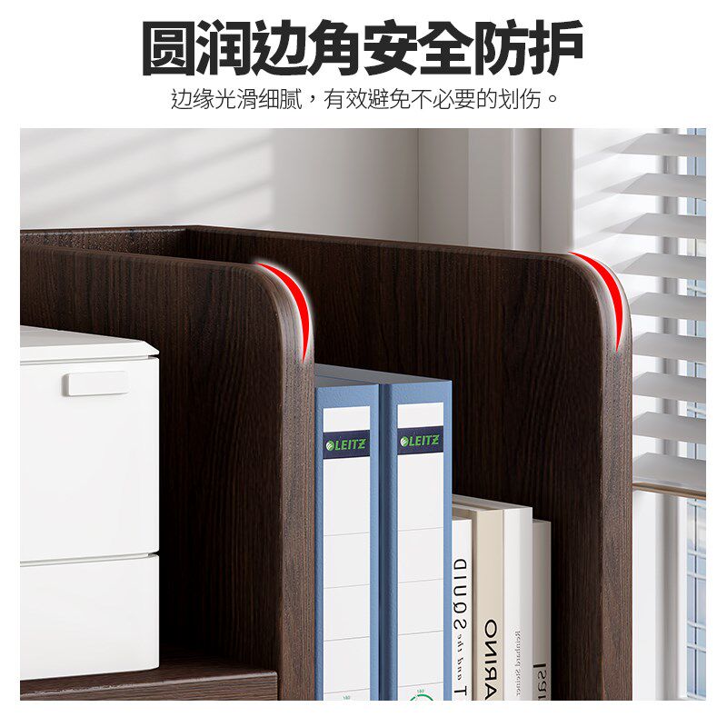 桌面打印机置物架小型双层办公室桌上A4纸文件收纳架复印件增高架