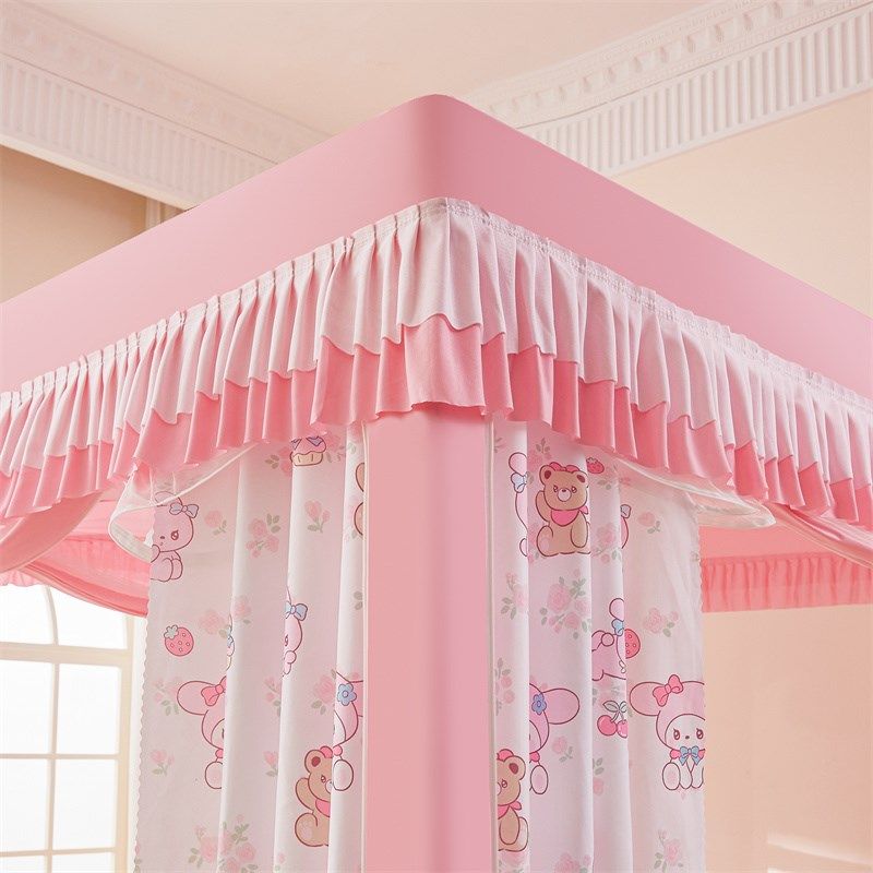 2025新款蚊帐防摔全底婴儿防止掉床围栏家用加粗厚支架遮光蒙古包,床上用品,蚊帐,淘宝优惠券,粉丝福利购,淘宝优惠卷