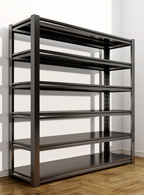 仓储货架置物架多层落地仓库阳台储物架杂物间地下室钢制收纳铁架