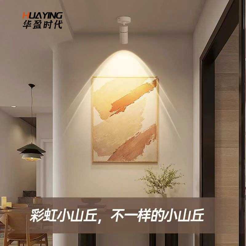 彩虹小山丘射灯氛围可调角度明装客厅背景墙走廊过道玄关壁画筒灯
