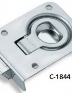 TAKIGEN C-1844t货车锁,平面型，门面突起少,手柄在拉起位置固定