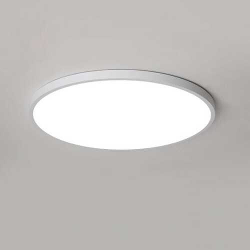 超薄卧室轻奢客厅灯LED三防灯圆形阳台灯厕所灯卧室灯6500K